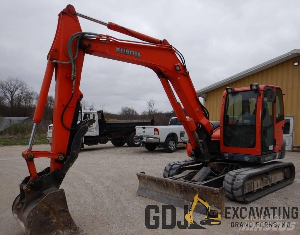 Kubota KX 080-3 Pásová rýpadla