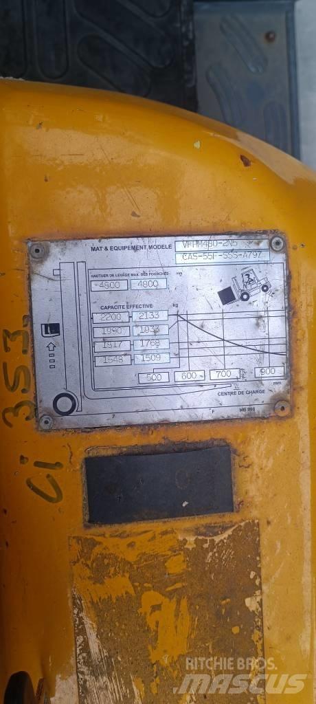 TCM FHG 25 T3 LPG vozíky