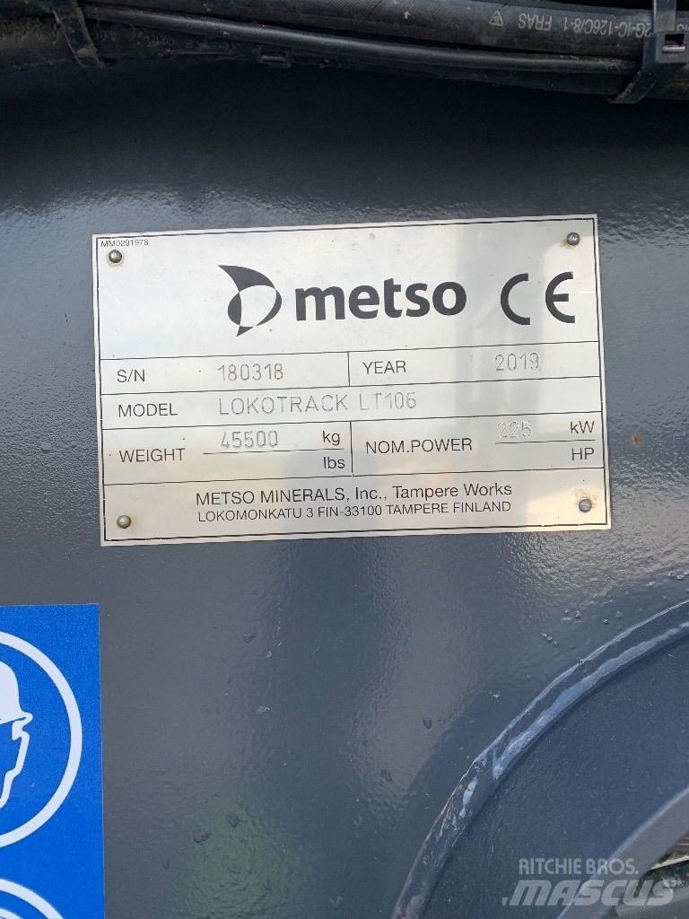 Metso LT 106 Mobilní drtiče