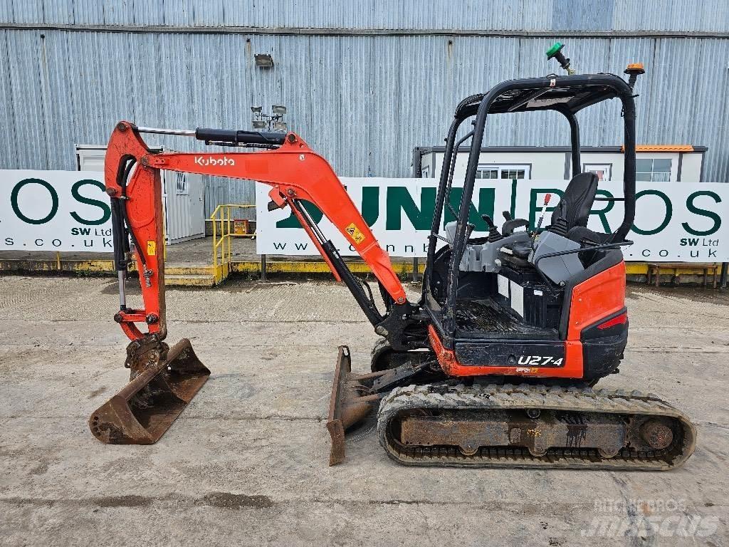 Kubota U 27-4 Mini rýpadla < 7t