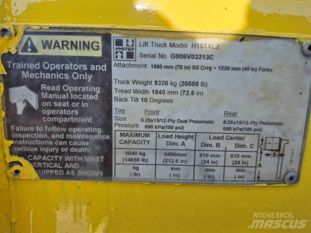 Hyster H 155 XL 2 Další