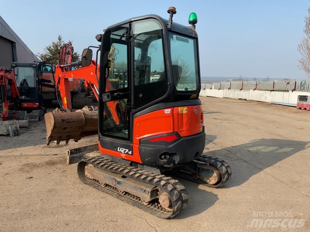 Kubota U27-4 Mini rýpadla < 7t