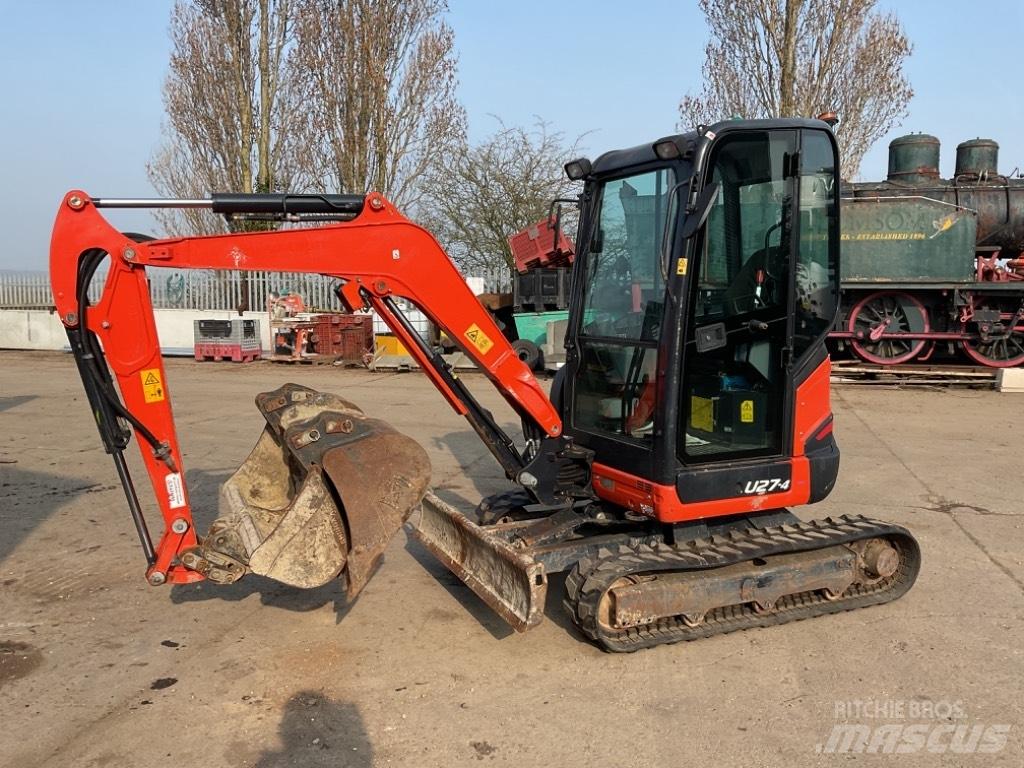 Kubota U27-4 Mini rýpadla < 7t