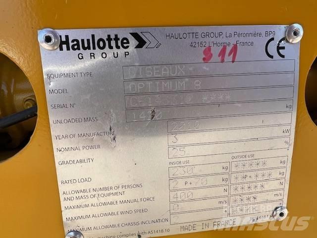 Haulotte Optimum  8 Nůžková zvedací plošina