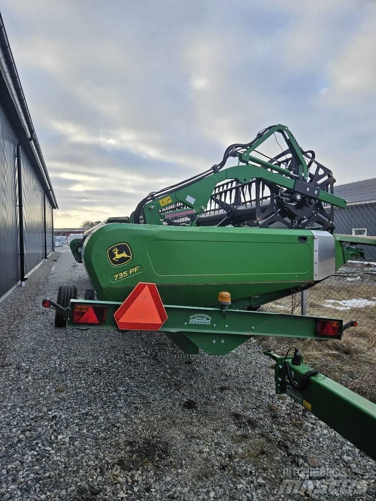 John Deere 735 PF Kombajnové hlavice