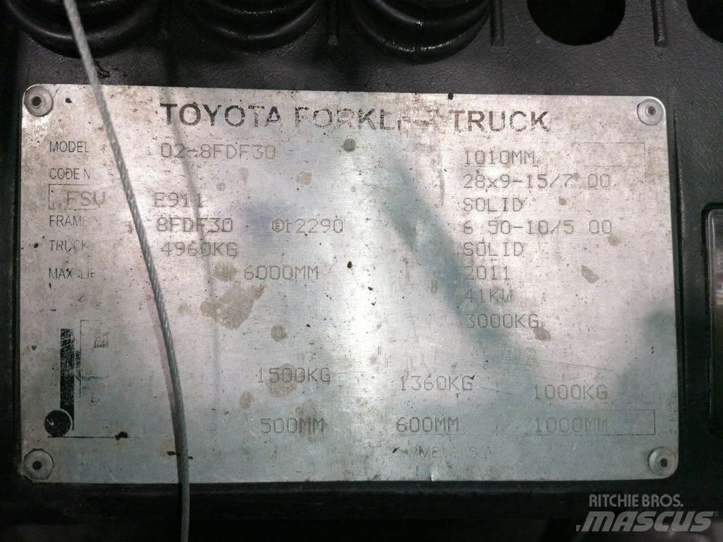 Toyota 02-8FDF30 Dieselové vozíky