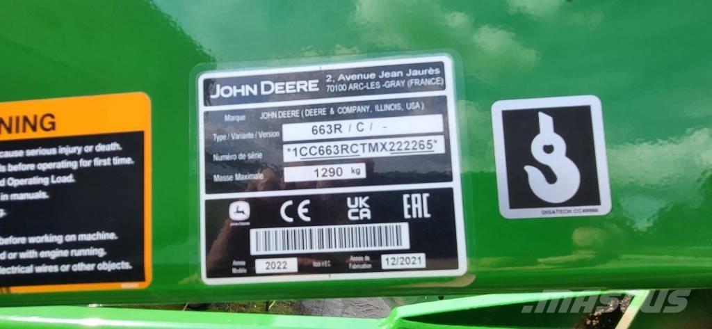 John Deere 663 R Příslušenství předního nakladače