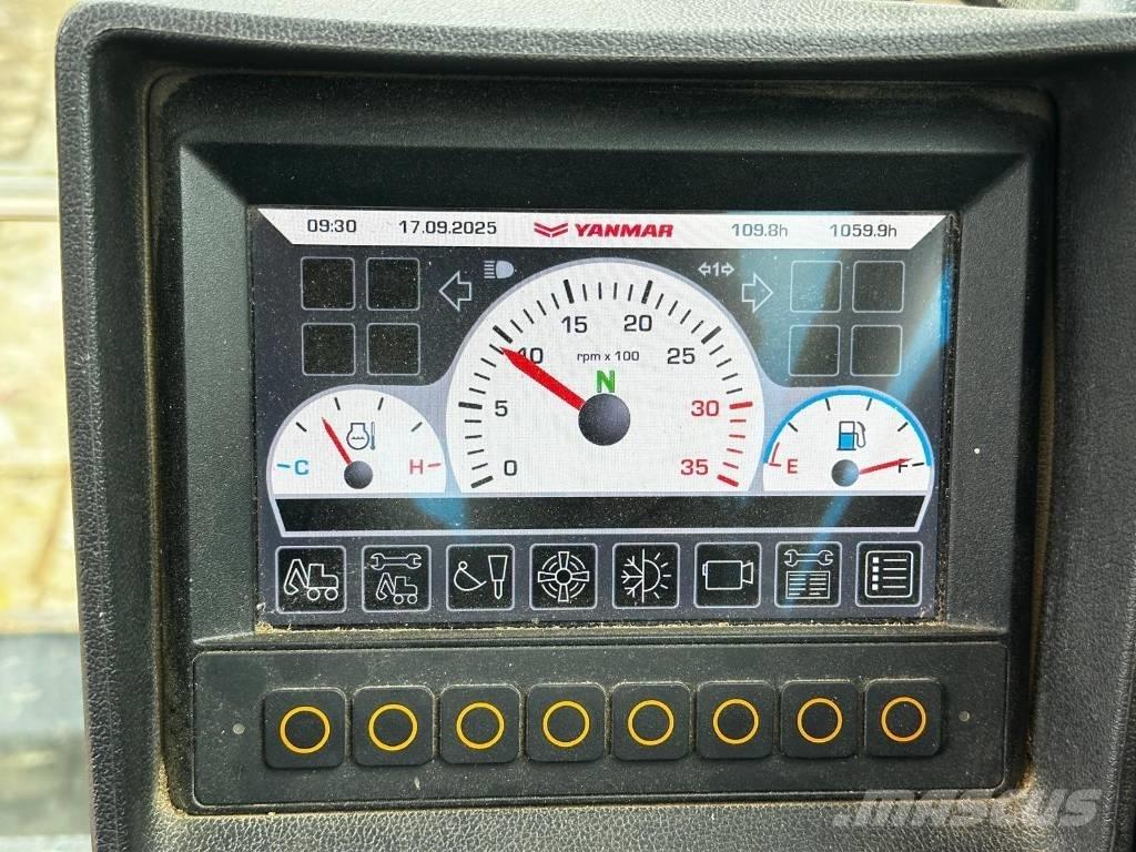Yanmar B 110 W Kolová rýpadla