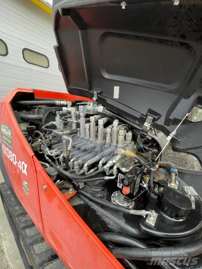 Kubota KX 080-4 Midi rýpadla 7t - 12t
