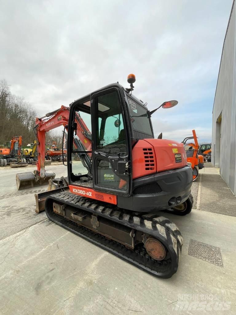 Kubota KX 080-4 Midi rýpadla 7t - 12t