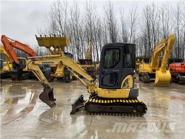 Komatsu PC35MR-2 Pásová rýpadla