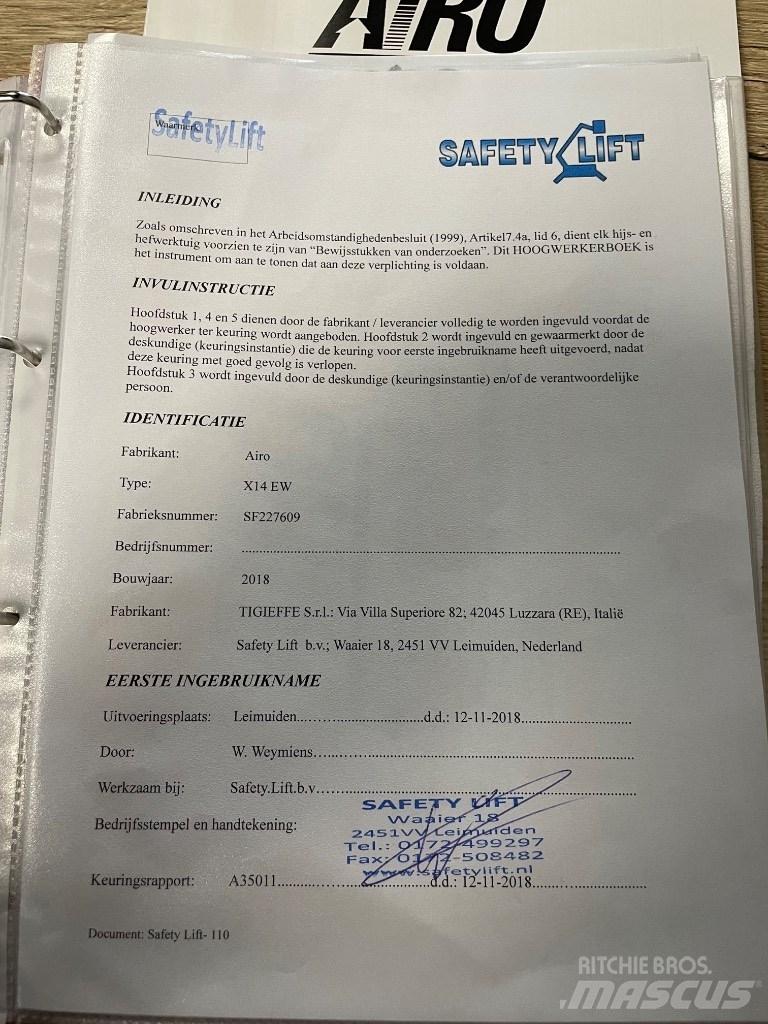 Airo X 14 EW Nůžková zvedací plošina