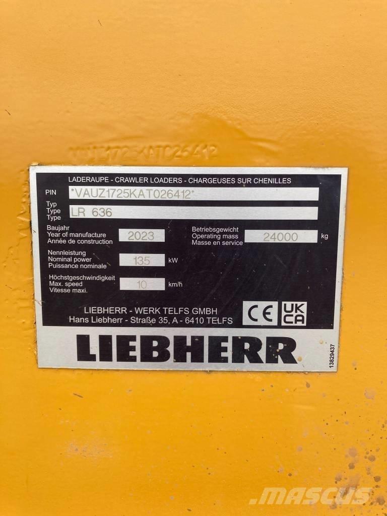 Liebherr LR 636 Pásové nakladače