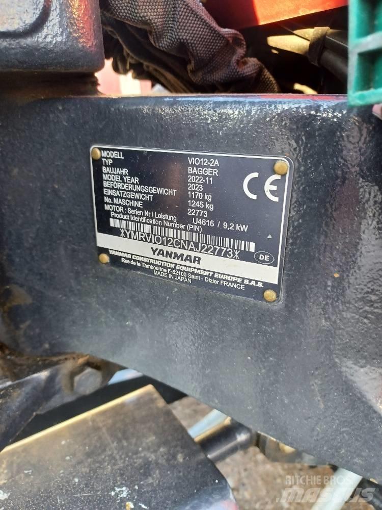 Yanmar VIO12-2A Mini rýpadla < 7t