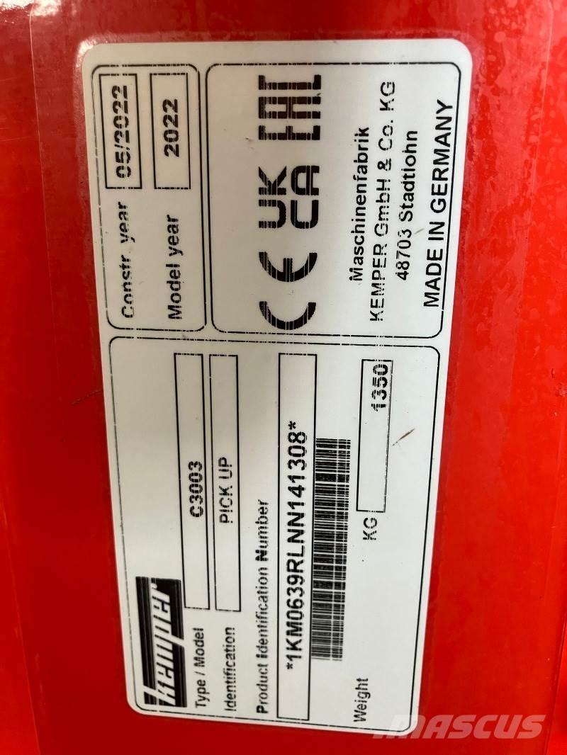 Kemper C3003 Příslušenství strojů na seno a píci