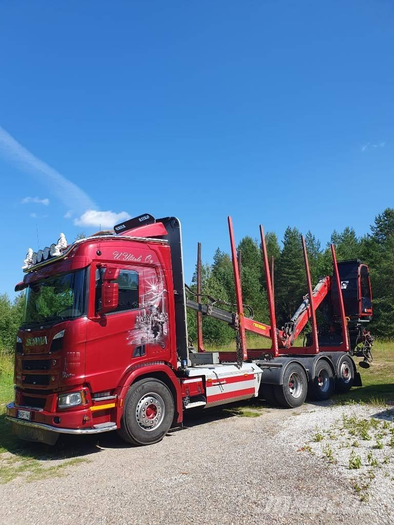 Scania R 650 Vozy na přepravu kmenů