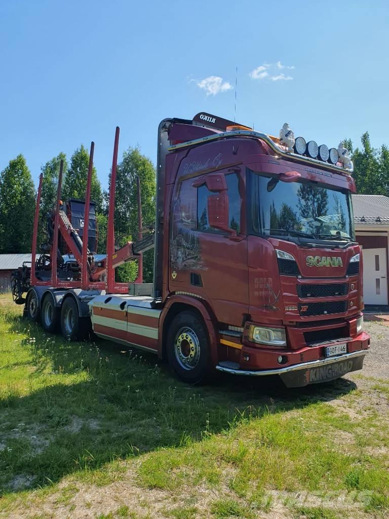 Scania R 650 Vozy na přepravu kmenů