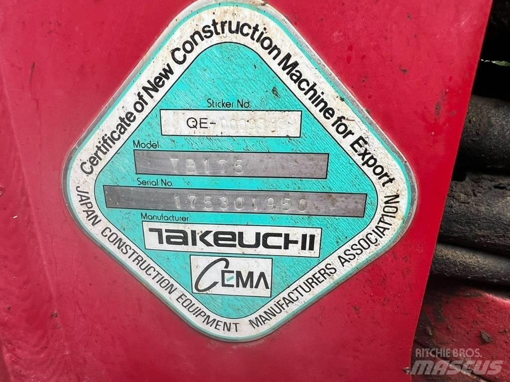 Takeuchi TB 175 Midi rýpadla 7t - 12t