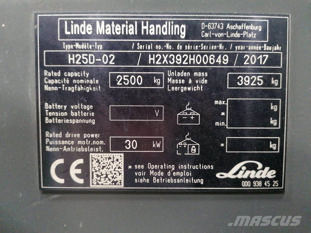 Linde H25D-02 Dieselové vozíky