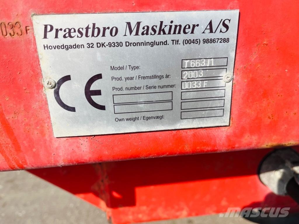 Præstbro T 663 Sklápěcí přívěs