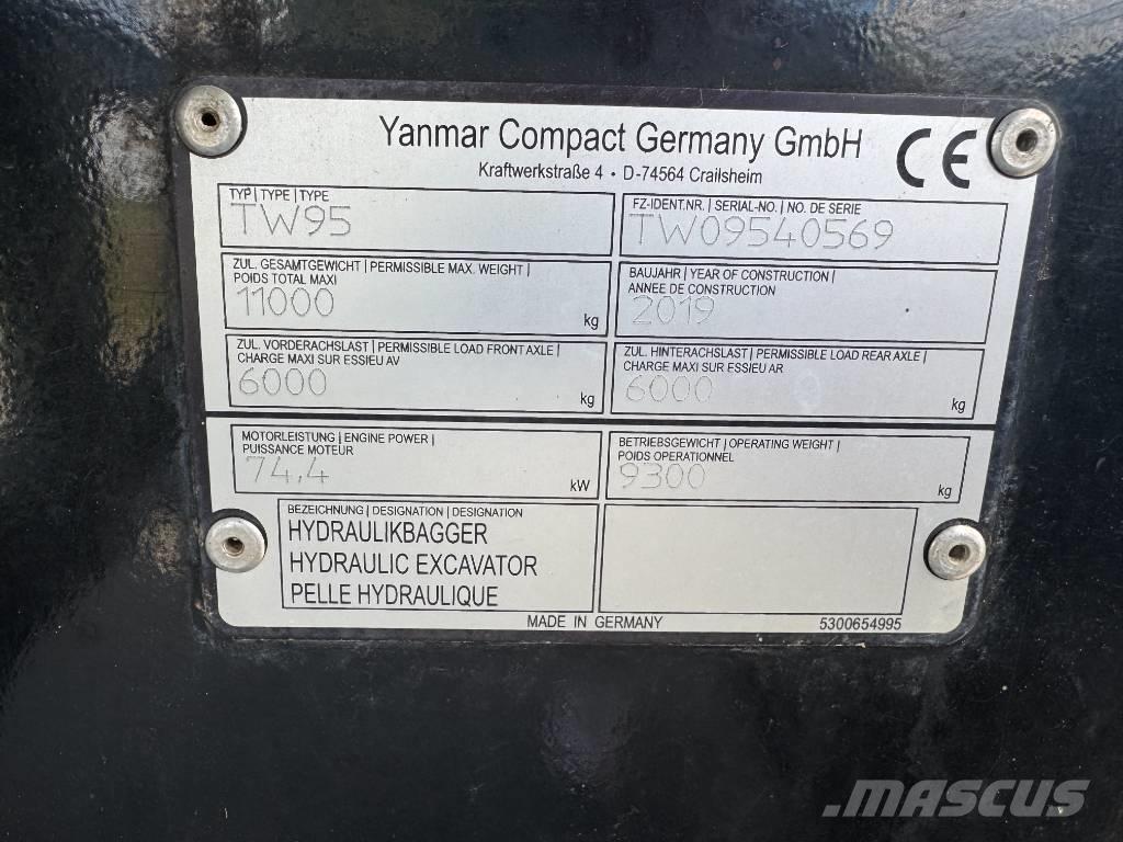 Yanmar / Schaeff TW95 Kolová rýpadla
