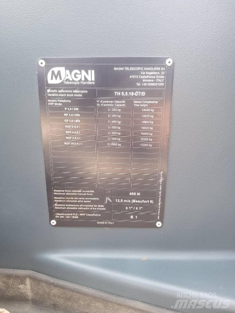 Magni TH 5.5 19 P Teleskopické manipulátory