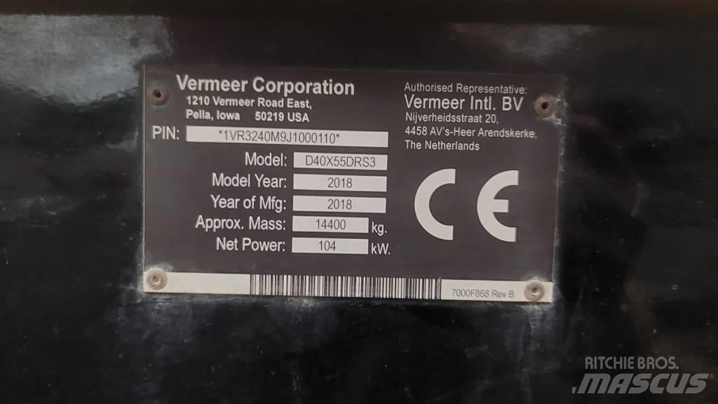 Vermeer D40x55DR S3 Horizontální vrtací zařízení