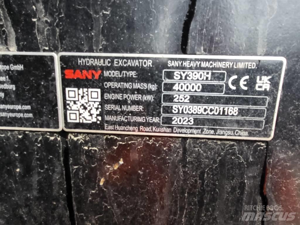Sany SY390H Pásová rýpadla