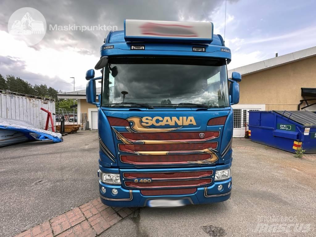 Scania G 490 Autojeřáby, hydraulické ruky