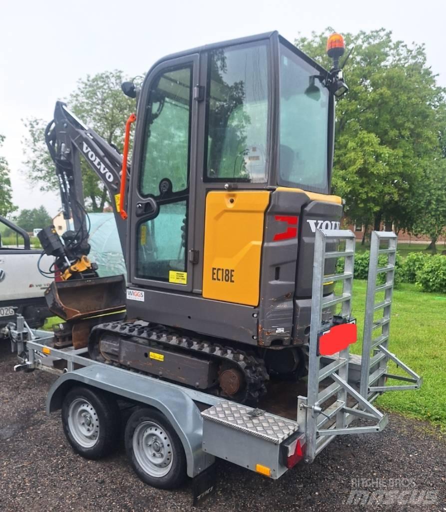 Volvo EC 18 E Mini rýpadla < 7t