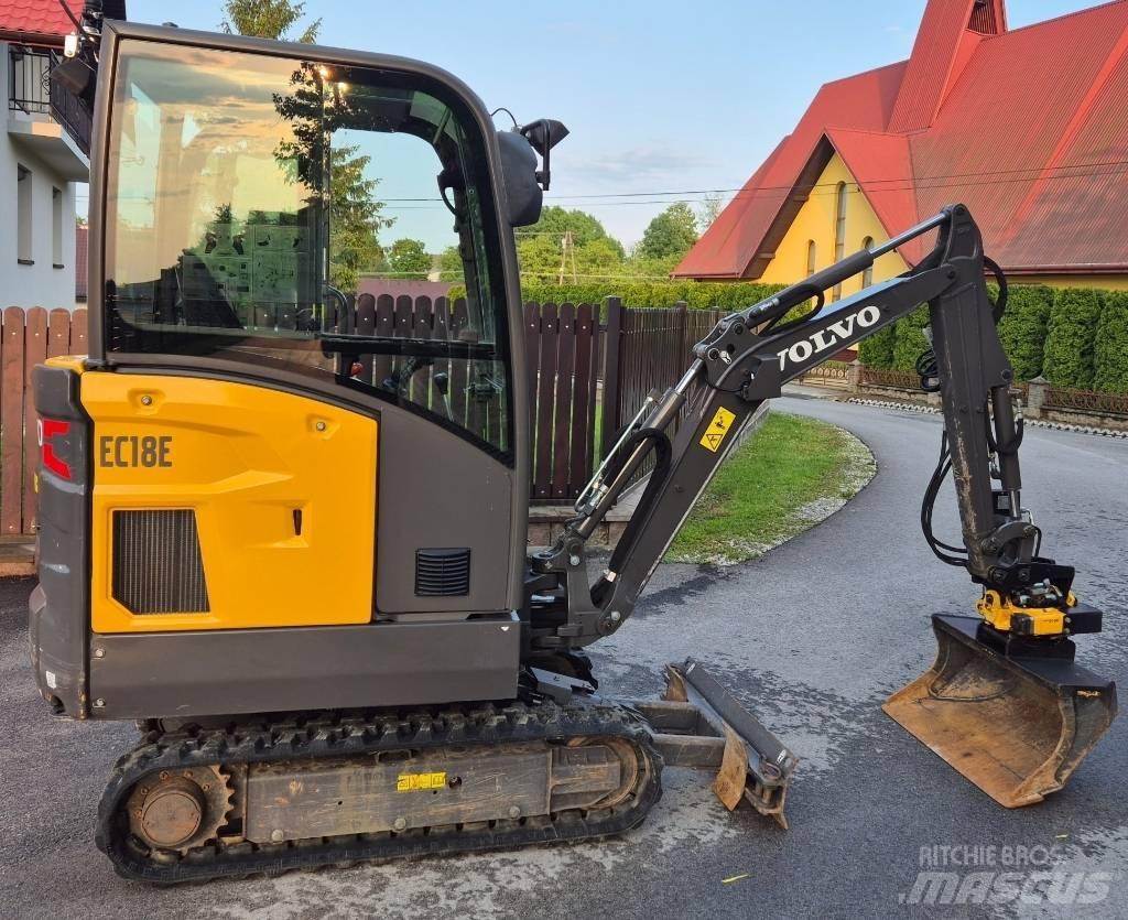 Volvo EC 18 E Mini rýpadla < 7t