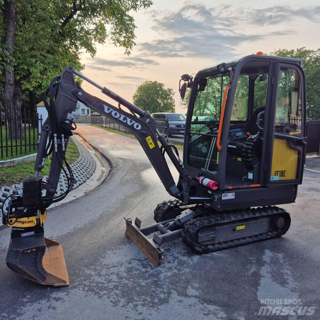 Volvo EC 18 E Mini rýpadla < 7t