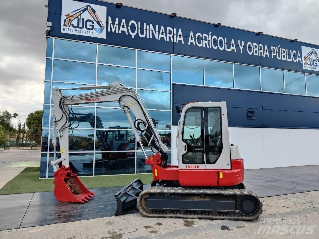 Takeuchi TB 80 FR Mini rýpadla < 7t