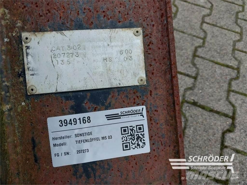  TIEFENLÖFFEL MS 03 Příslušenství předního nakladače