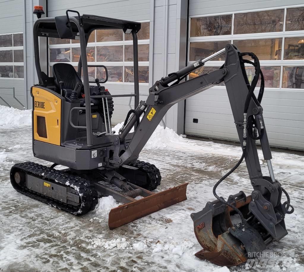 Volvo ECR18E Mini rýpadla < 7t