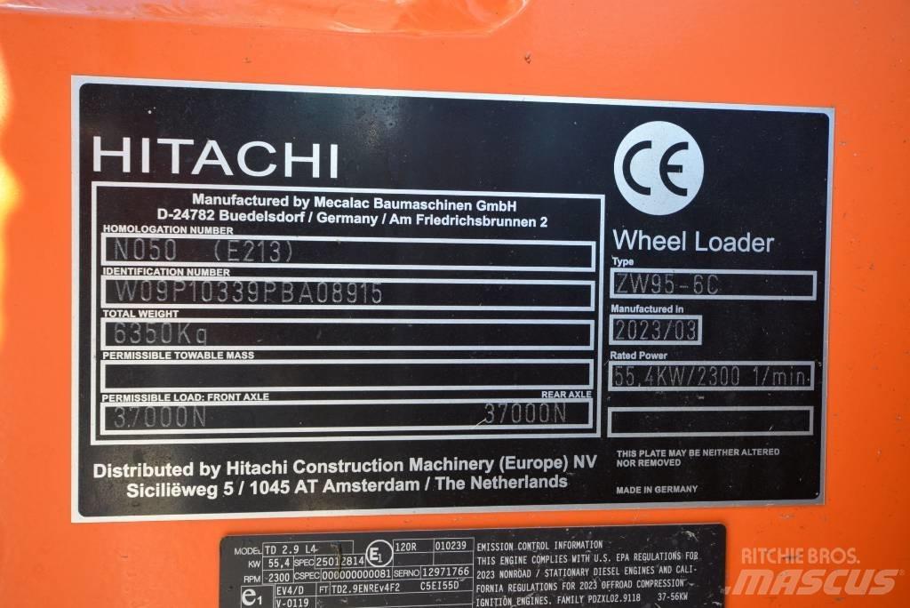 Hitachi ZW 95-6 C Kolové nakladače
