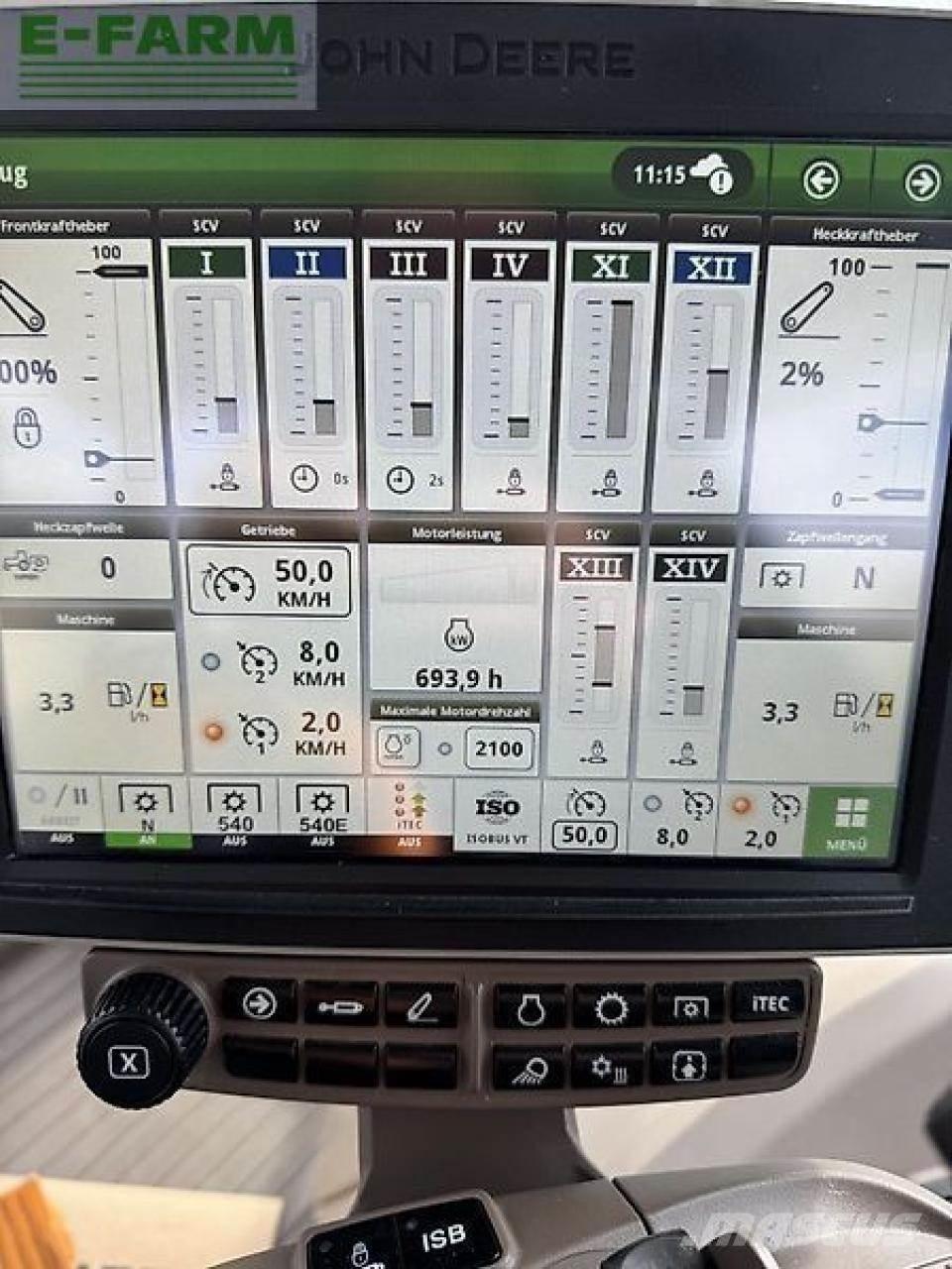 John Deere 6r150 Traktory