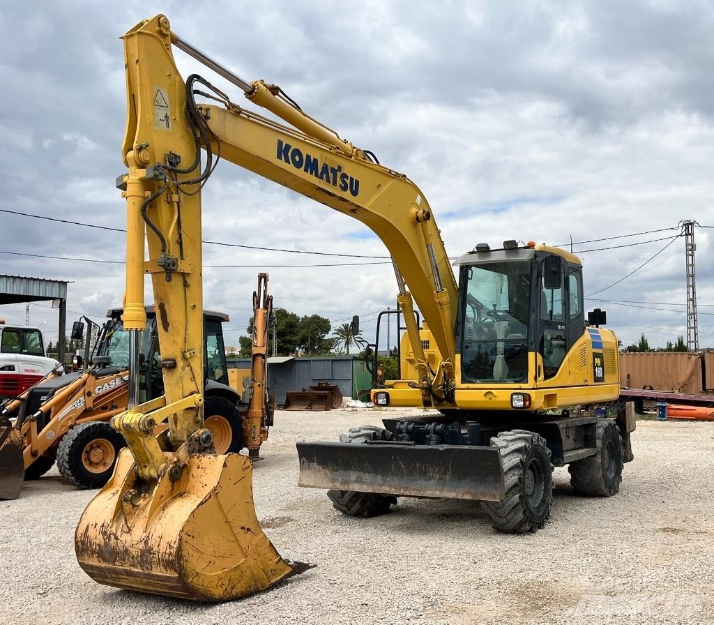 Komatsu PW 160 Kolová rýpadla