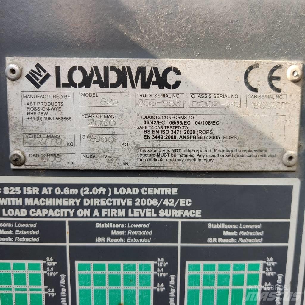  Loadmac 825 Závěsné vysokozdvižné vozíky