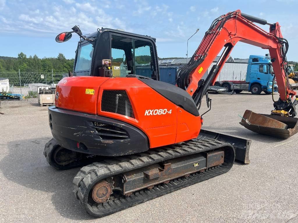 Kubota KX 080-4 Midi rýpadla 7t - 12t