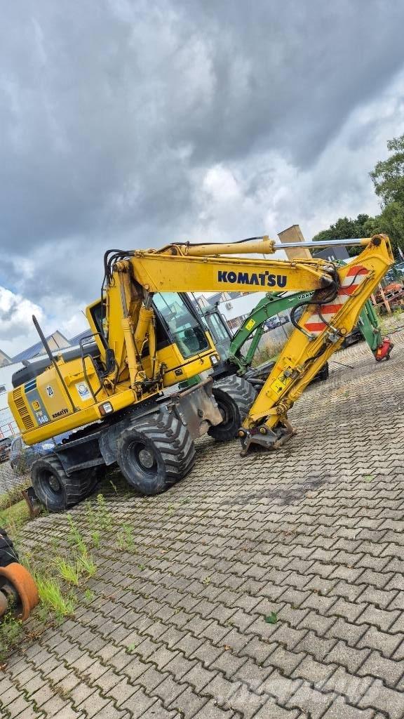 Komatsu PW148-8 Kolová rýpadla