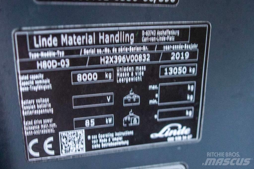 Linde H 80 D-03 Dieselové vozíky