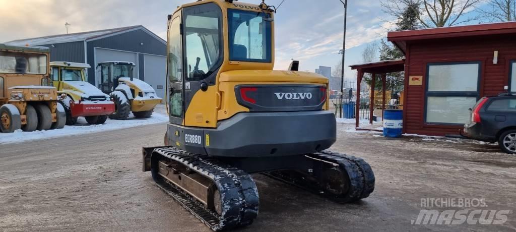 Volvo ECR 88 D Midi rýpadla 7t - 12t