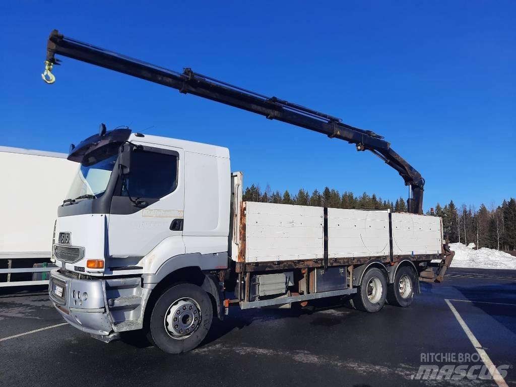Sisu E12 Autojeřáby, hydraulické ruky