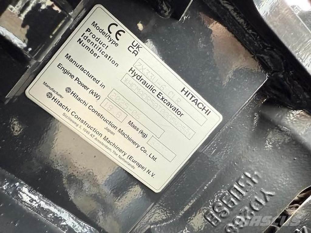 Hitachi ZX33U-6 Mini rýpadla < 7t