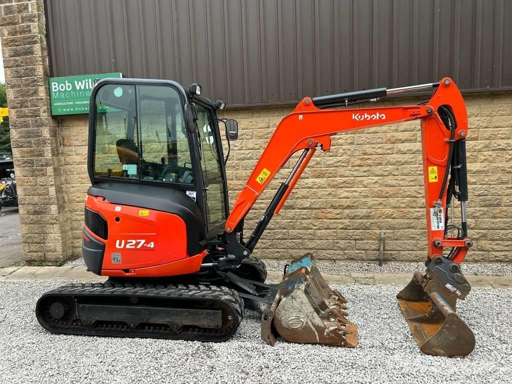 Kubota U27-4 Mini rýpadla < 7t