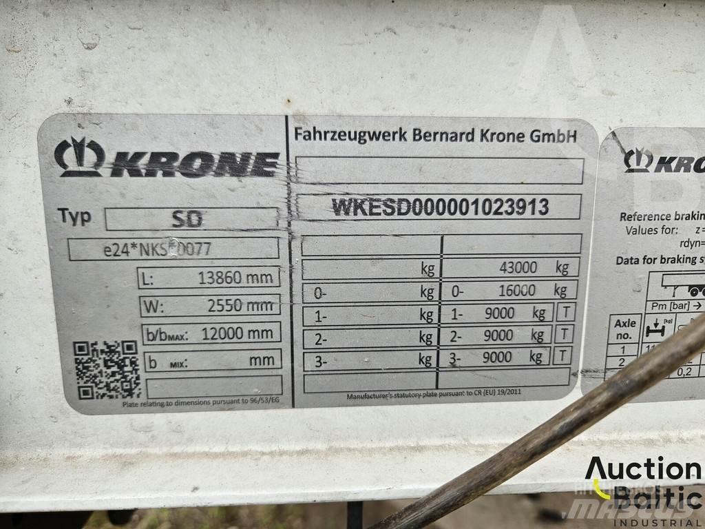 Krone SK 3855 Plachtové návěsy
