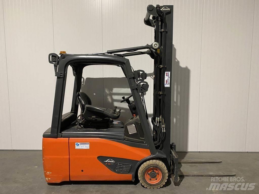 Linde E16L-02 Akumulátorové vozíky