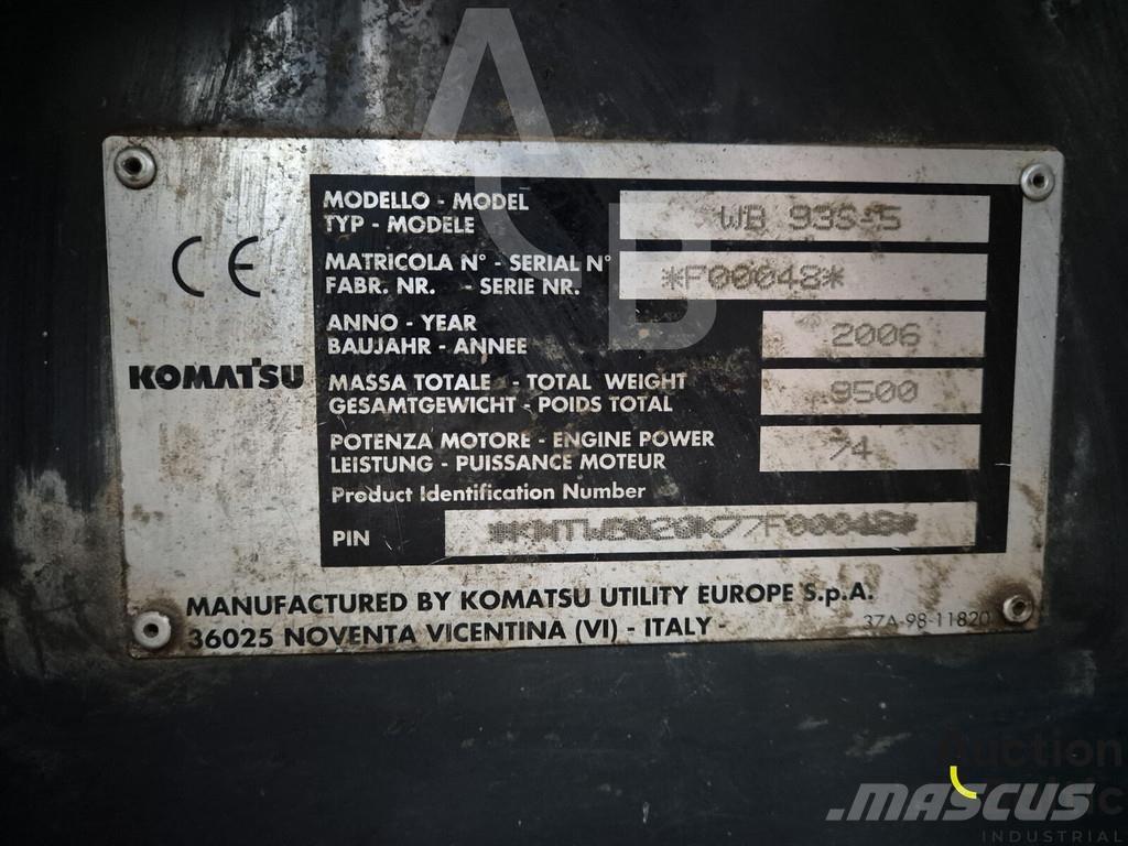 Komatsu WB93S-5 Rýpadlo-nakladače