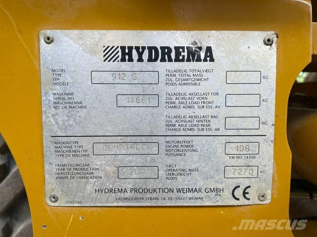 Hydrema 912 G Kloubové dempry